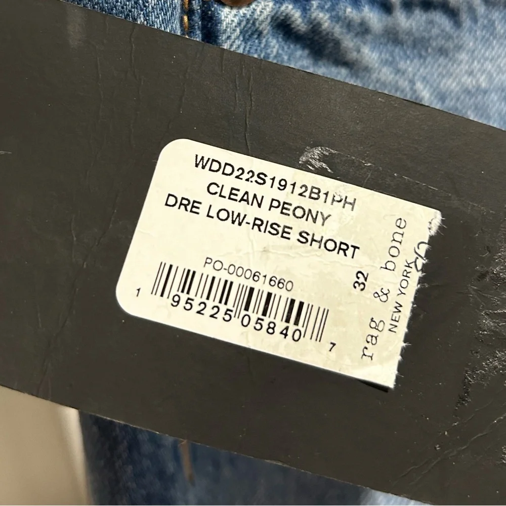 NWT Rag & Bone Dre Low-Rise Short in Clean Peony - Picture 4 of 10